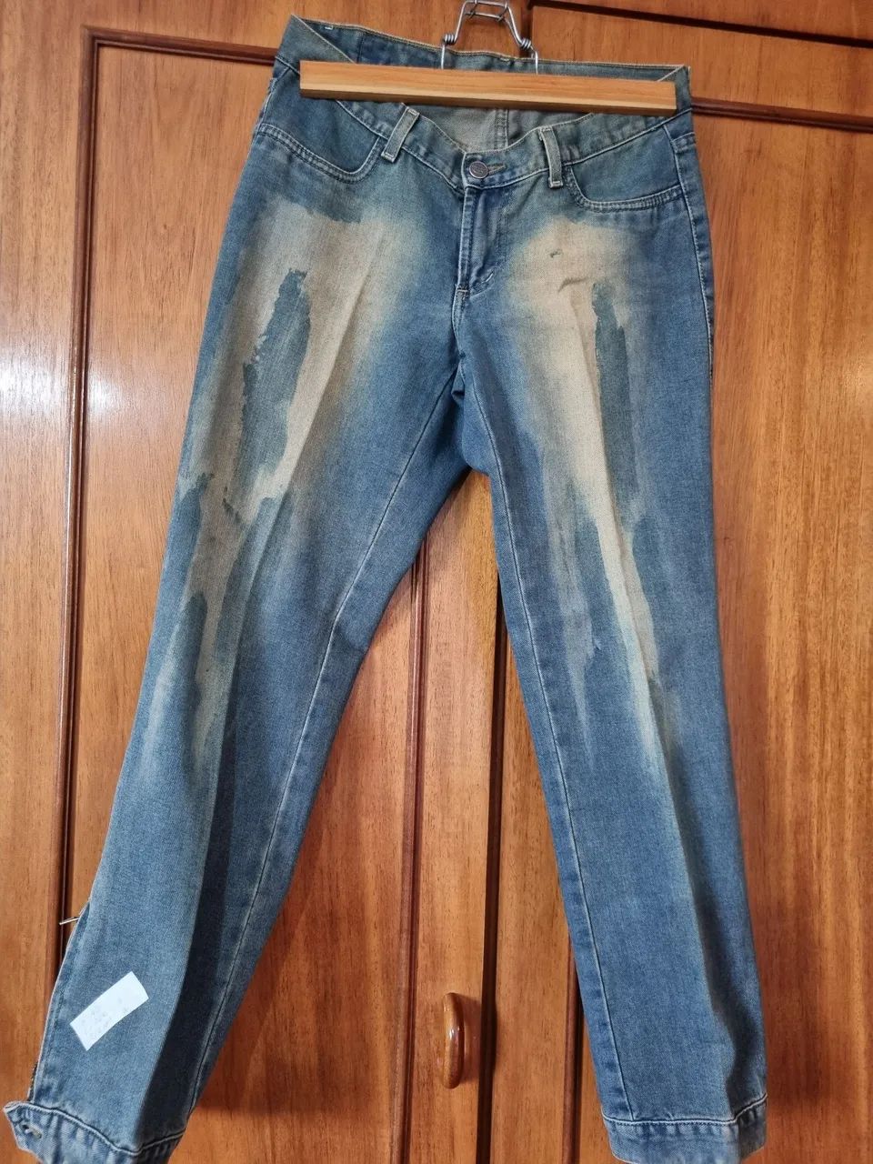 Calça jeans c/ziper nas pernas - Foto 2