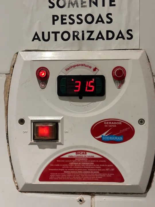 Instalação e manutenção de Gerador de Vapor para Sauna Sodramar