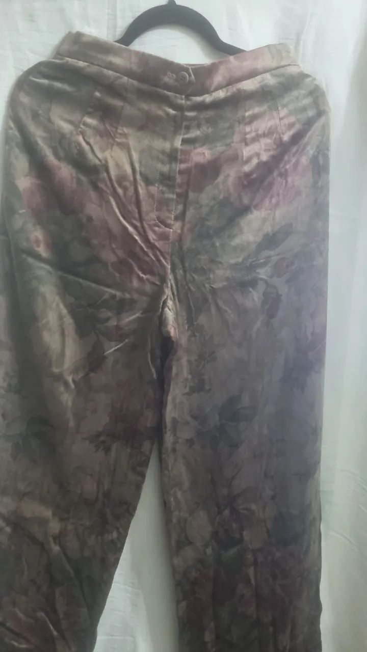 Calça floral acetibana 38  - Foto 2