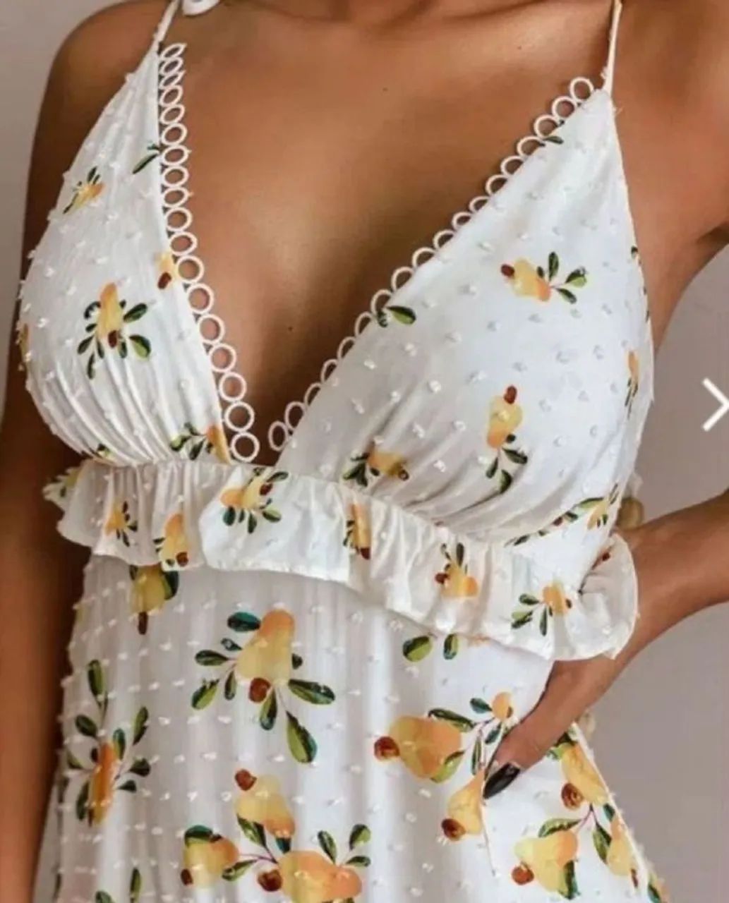 Vestido longo farm caju - Foto 5