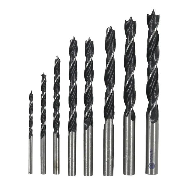 Jogo 8 Brocas 3 Pontas para Madeira 3 a 10mm Lotus 5964 - Foto 2