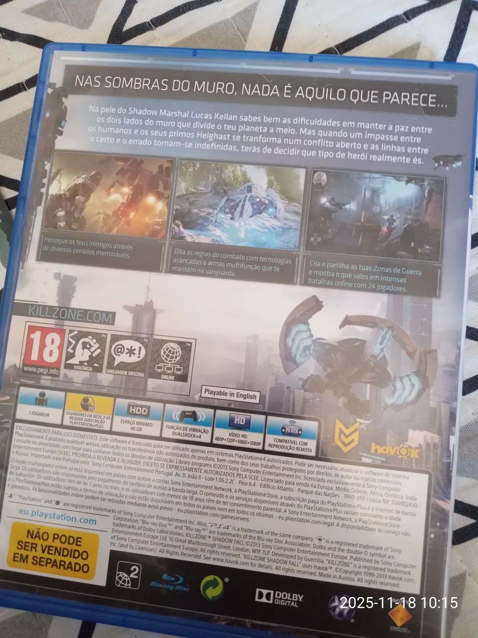 Killzone shadow fall PS4 faço Olx pay  - Foto 3