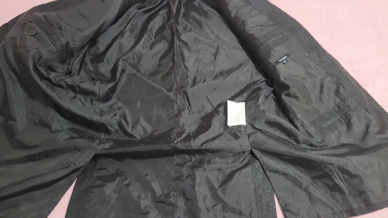 Terno  Social Masculina Preto - Foto 4