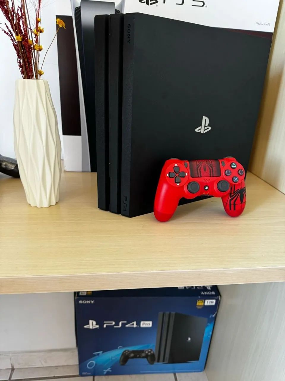 PS4 Pro 1 TB com Controle Spider-Man - Foto 4