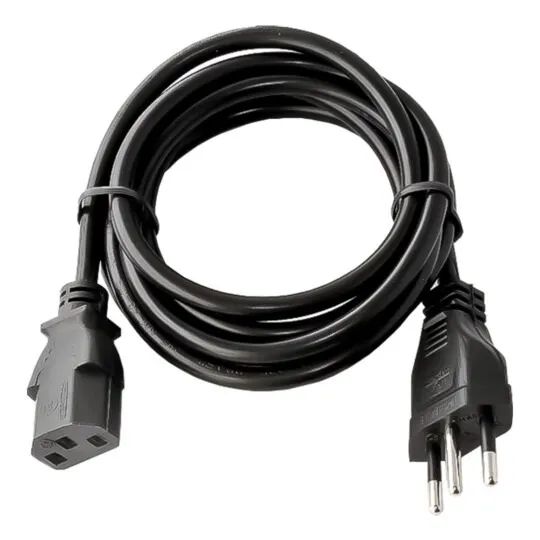 Cabo de Força Tripolar PC/Computador - NOVO