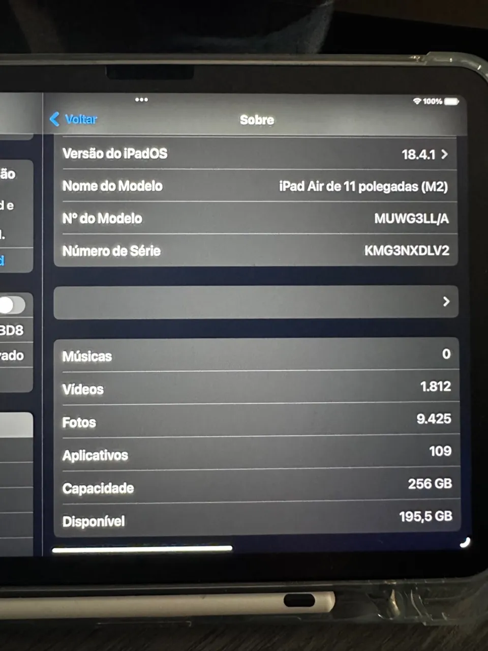 iPad Air M2 (11 Polegadas) 256GB