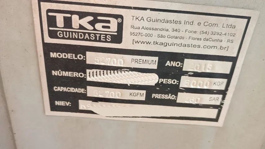 Somente munck tka modelo 52.700 ano 2013 - Foto 5