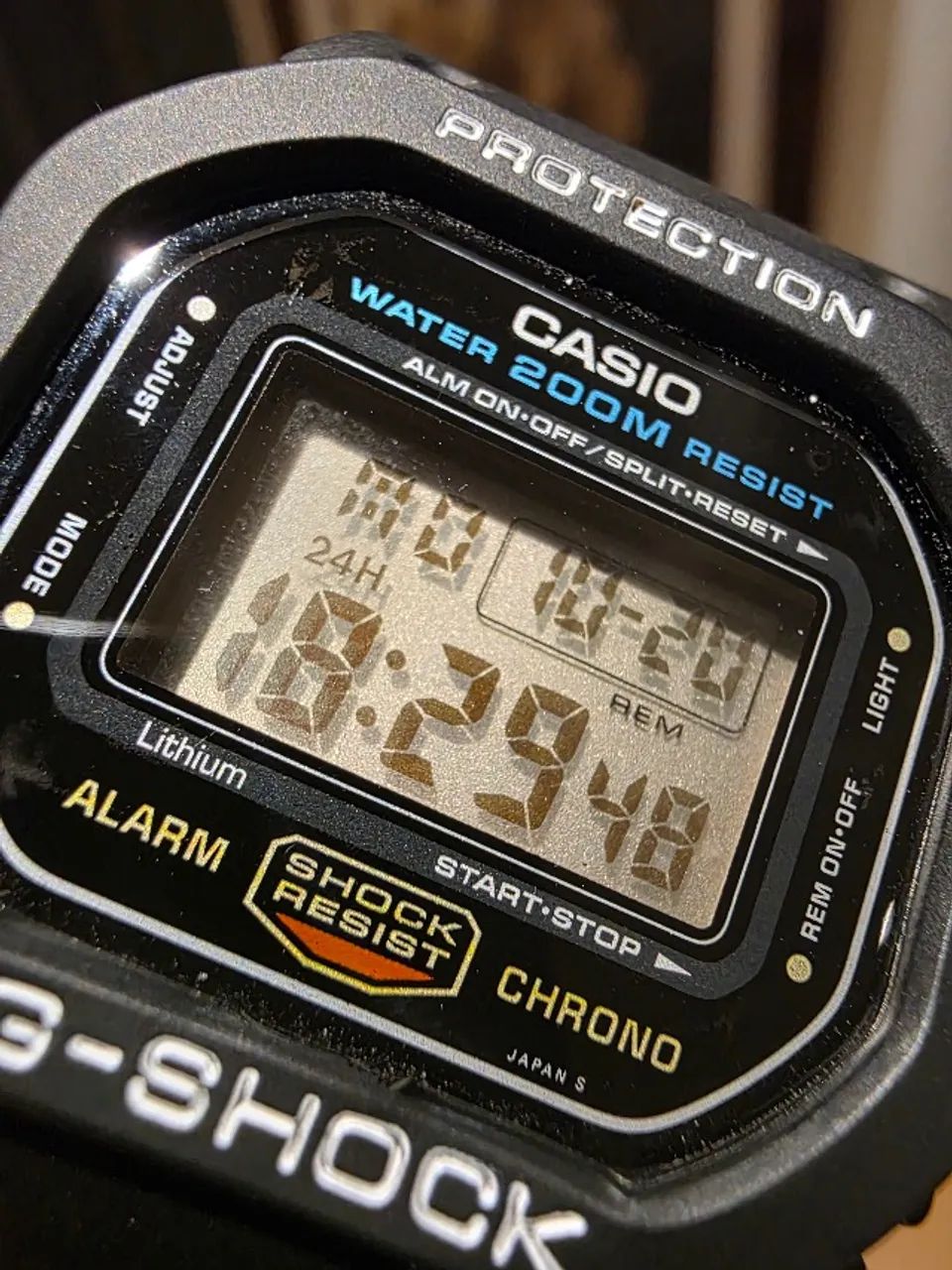 Casio G Shock dw 5600c de modúlo 901 de 1991 fundo rosca impecável  - Foto 5