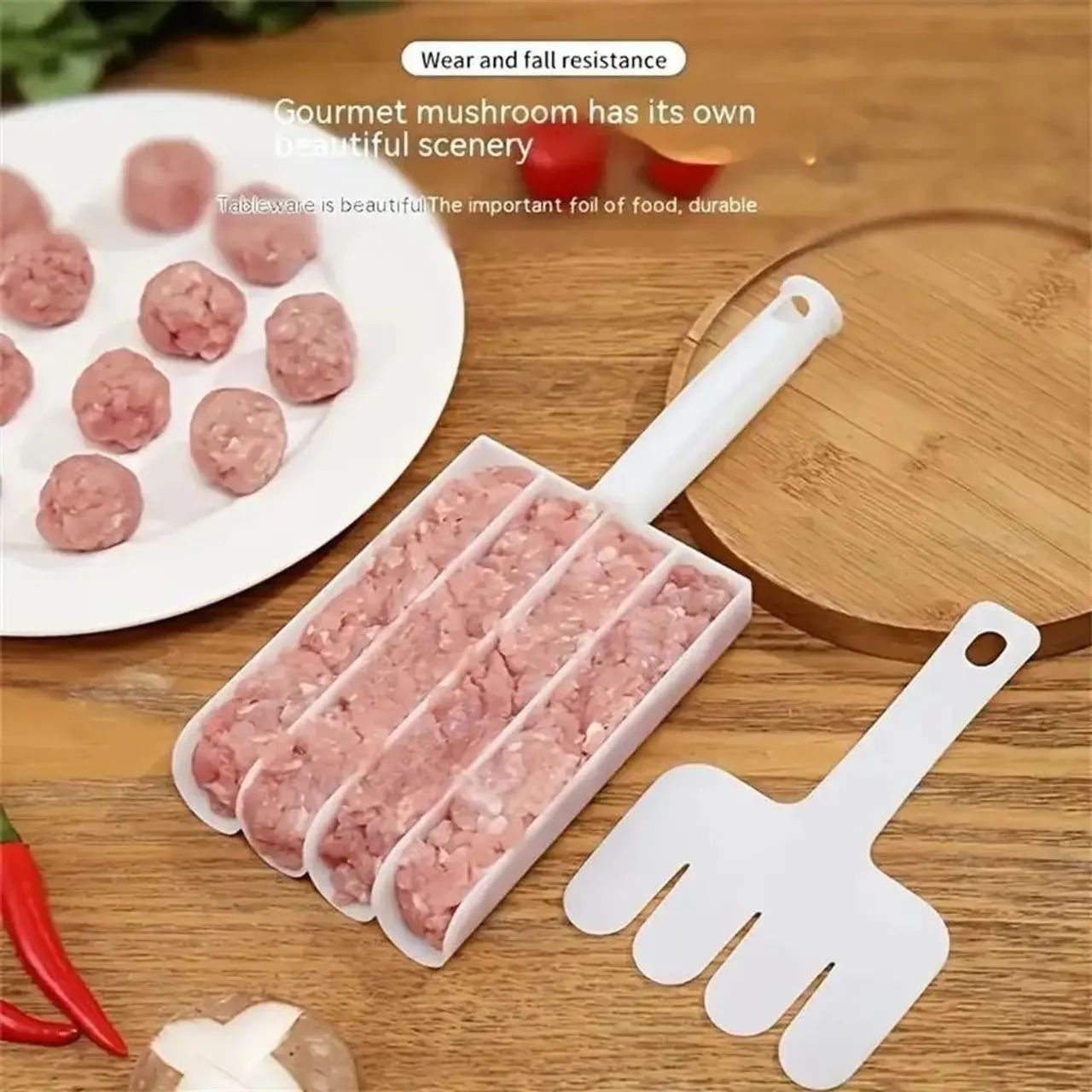 Espátula para Bolinhos de Carnes - Facilidade na Cozinha - Foto 2