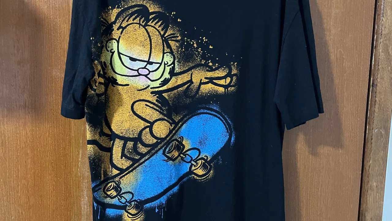 Camiseta oversized Garfield Skate