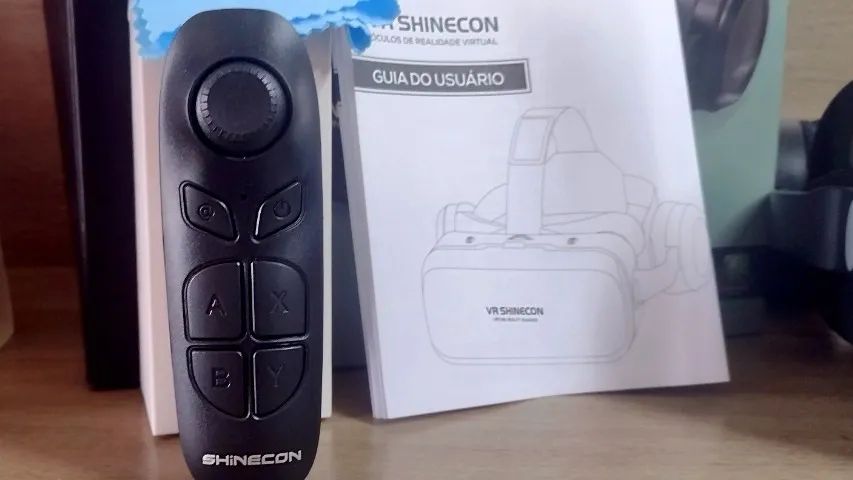 Óculos VR para Celular c/ fones e controle - Foto 4