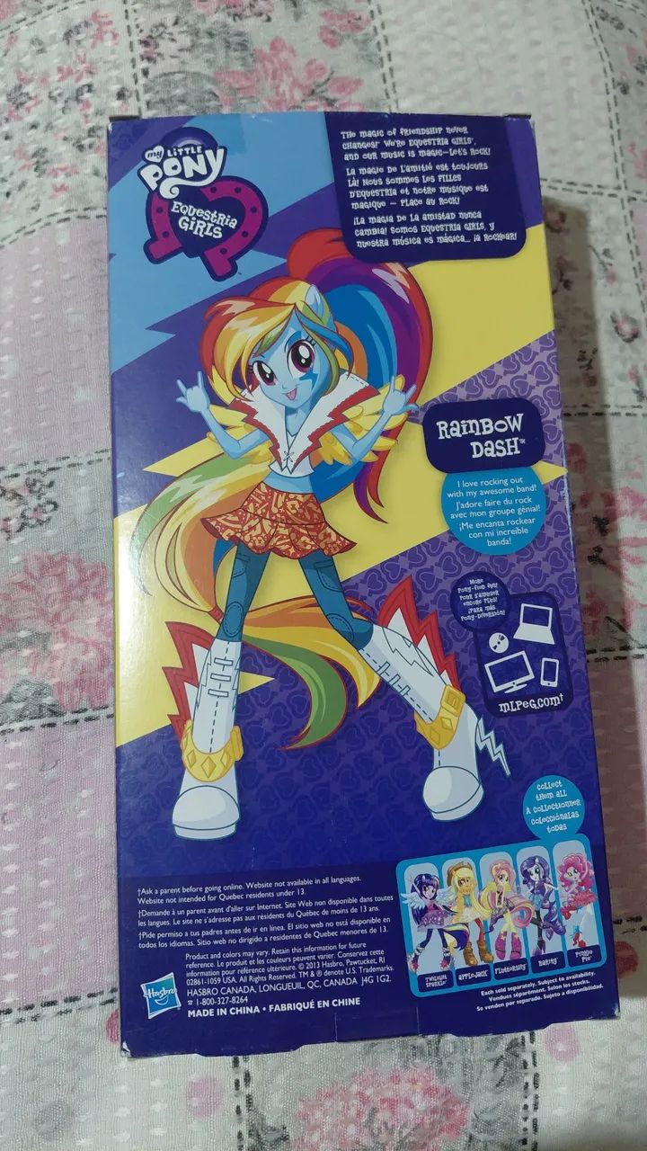Rainbow Dash Equestria Girls Rainbow Rocks - Brinquedos e Jogos - Pilão ...