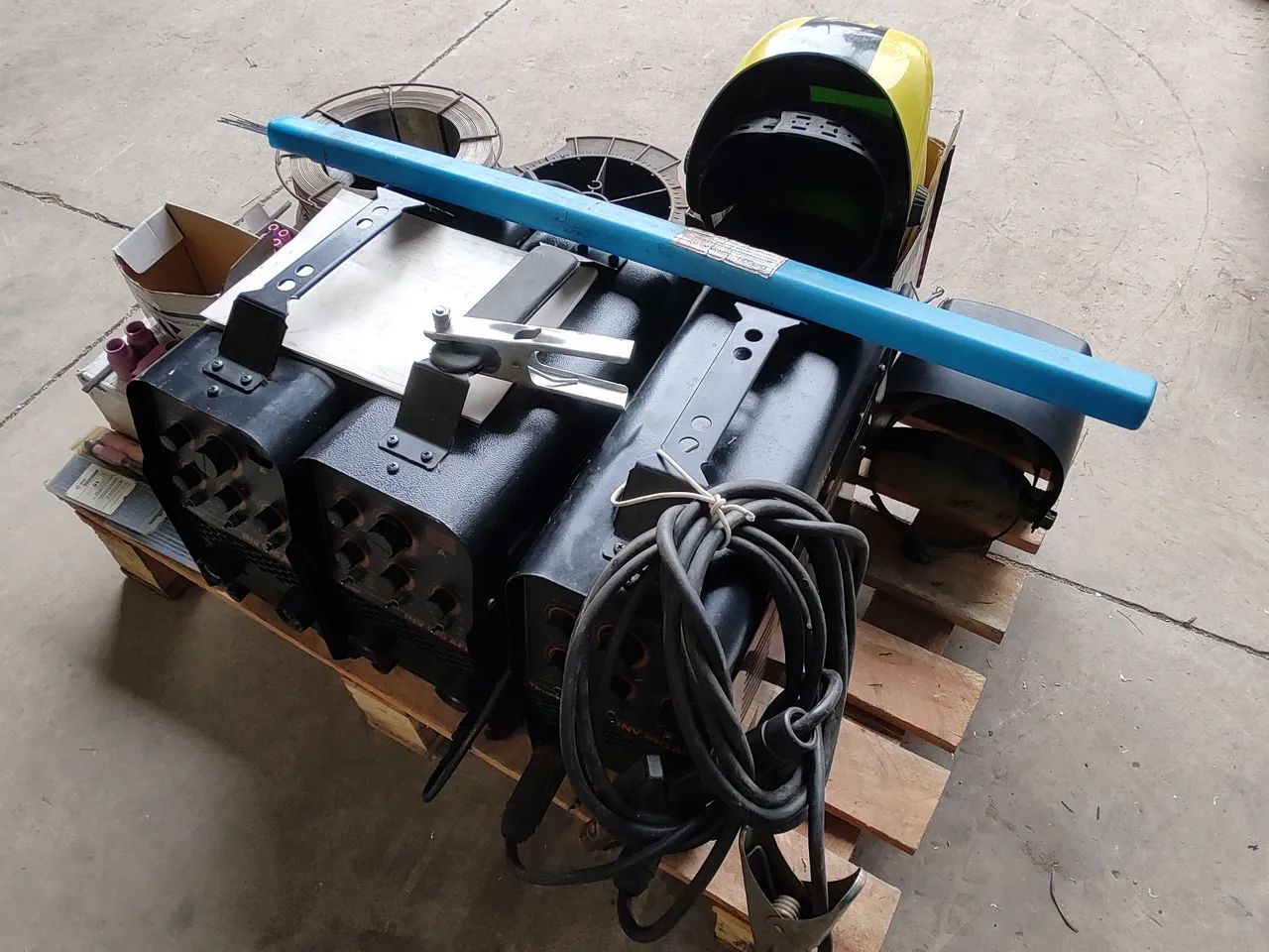 Lote materiais solda MiG inversora vareta tungstênio  - Foto 4