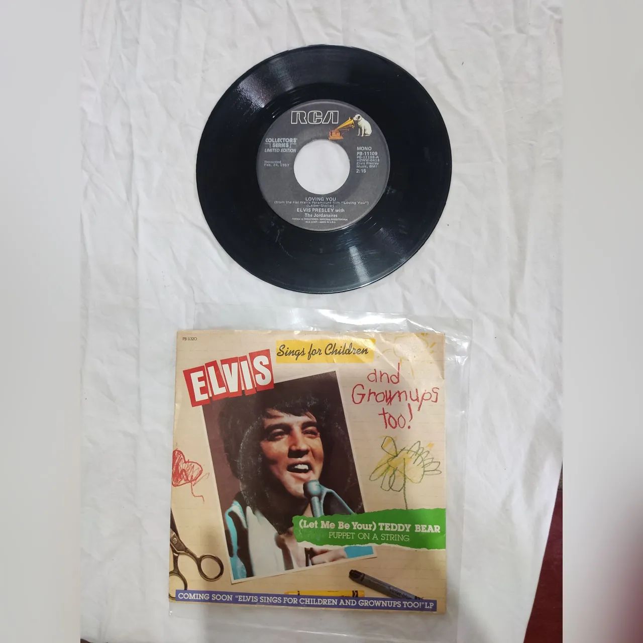 LP compacto Elvis Presley - singles for children 