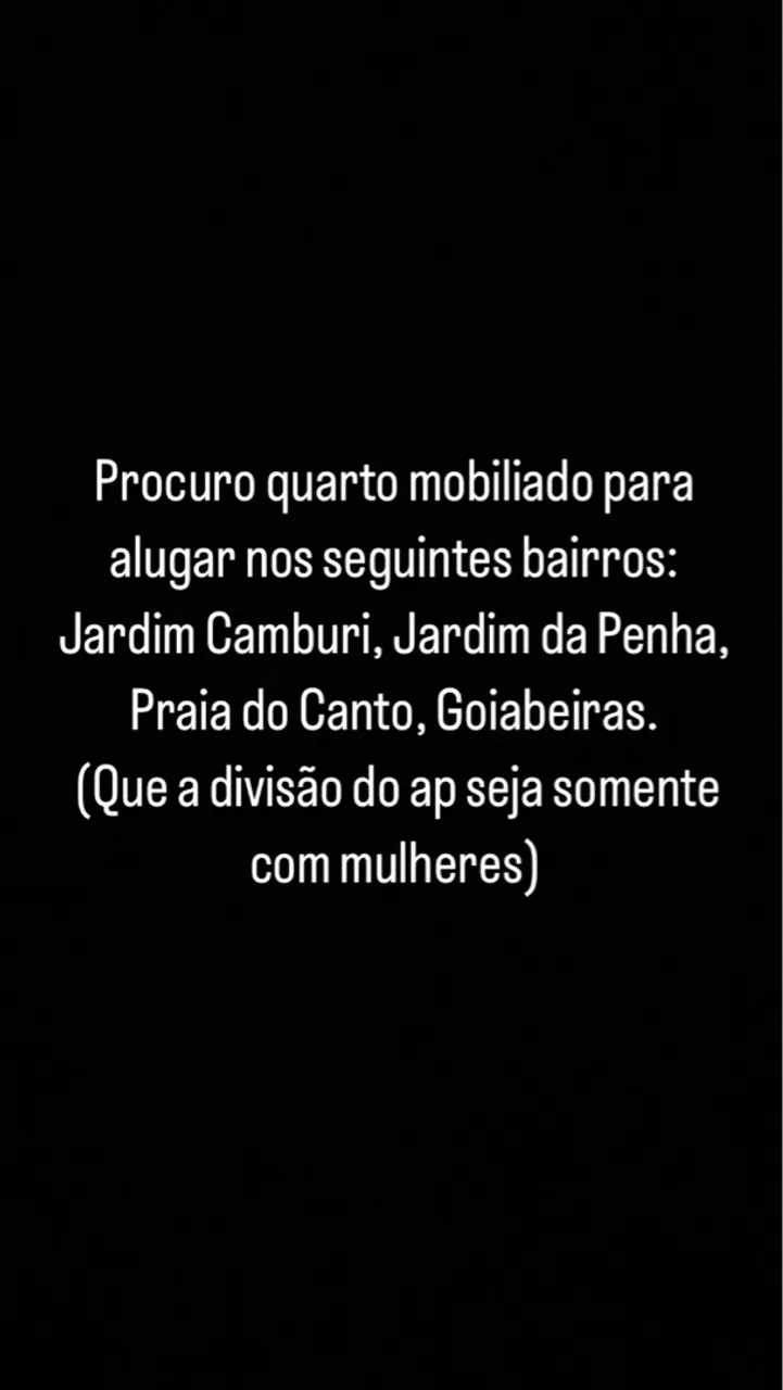 Quarto Mobiliado para alugar - Região de Vitória