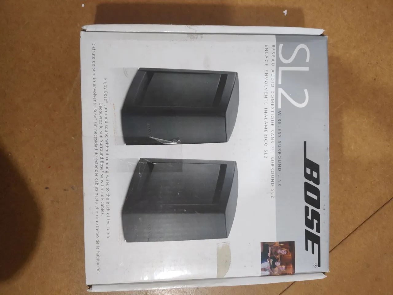 Bose Sl2 Wireless Surround Link Receiver With Bose Adaptor And Av Cables.