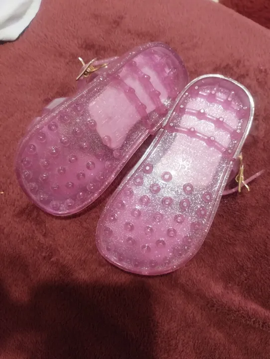 Sandálias infantis glitter rosa - tamanho 19/20