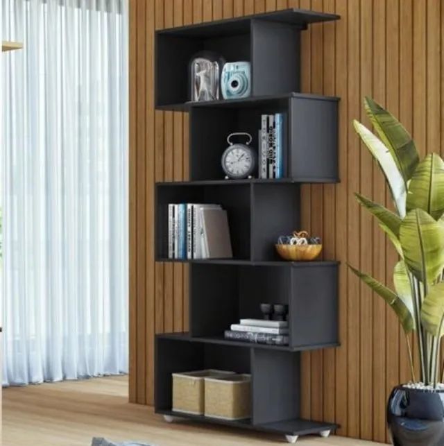 Estante para Livros com 5 Nichos (MEGA QUEIMA DE ESTOQUE)!