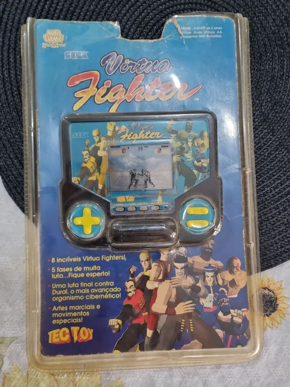 Console Sega Virtual Fighter Tectoy Original -com embalagem rara de época - colecionador