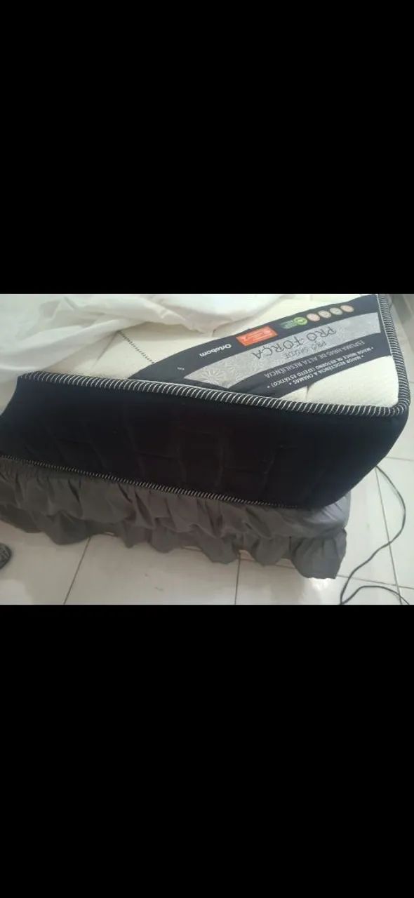 Colchão Ortobom Força casal + cama R$1,200 - Foto 2