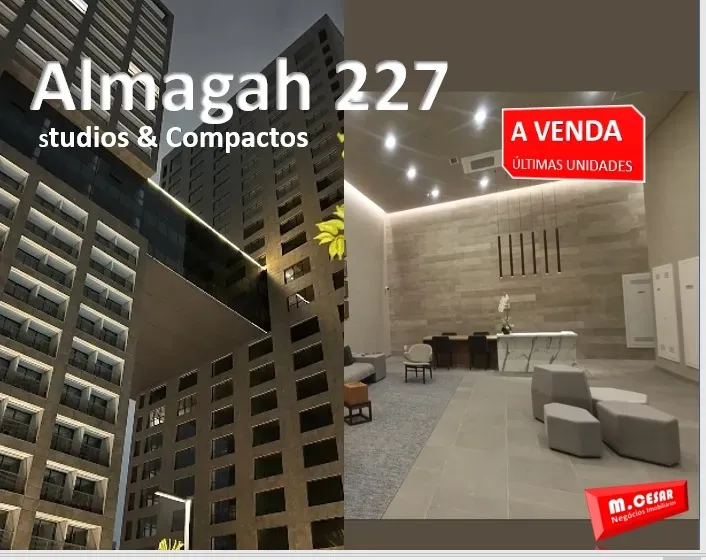 Studio para venda com 42 m², Tatuapé, Almagah, São Paulo - SP, apartamento a venda