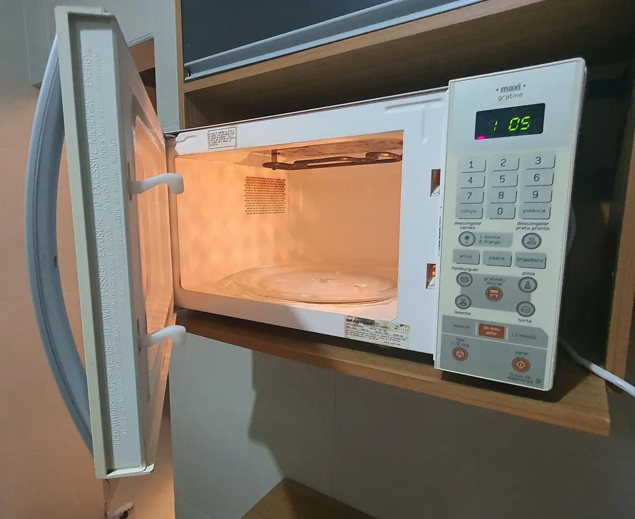 Micro-ondas Brastemp Maxi Gratine - 30 Litros - Cor Branco