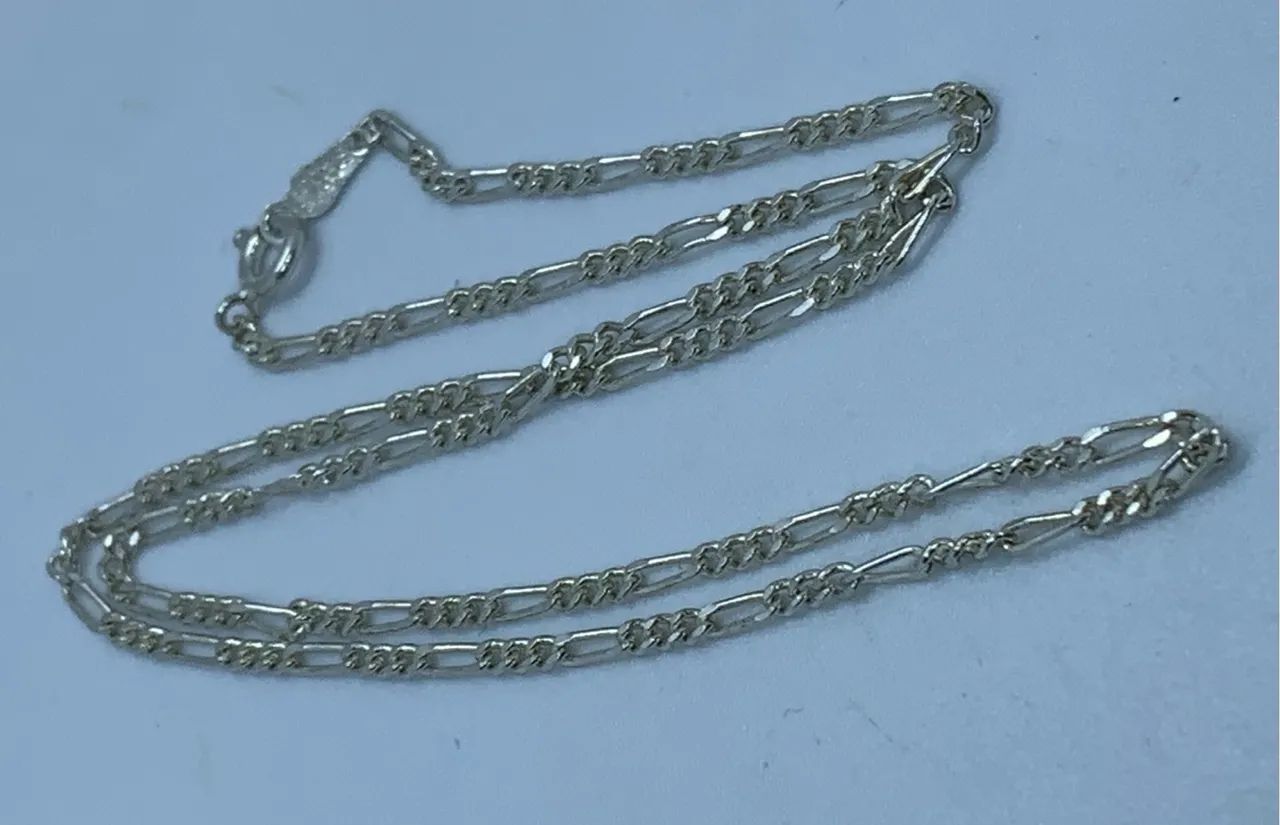 Corrente de Prata 925 Modelo Grumet - Foto 5