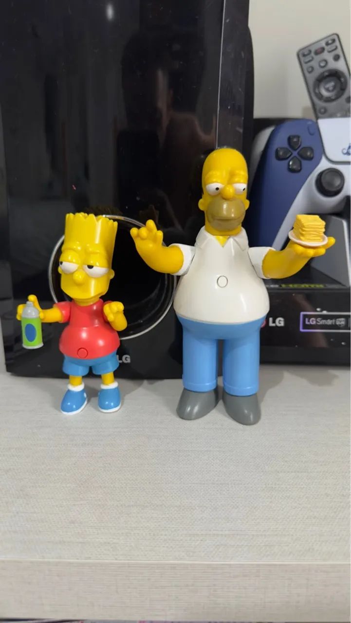 Bonecos Simpsons - Homero e Bart