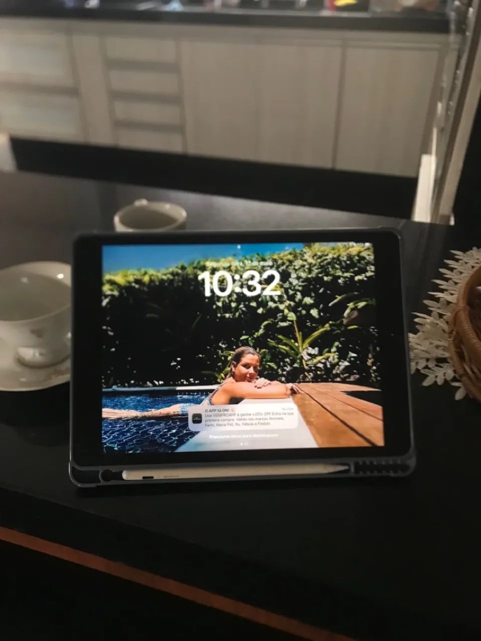 iPad 9ª Geração 64GB Wi-Fi + caneta - Foto 4