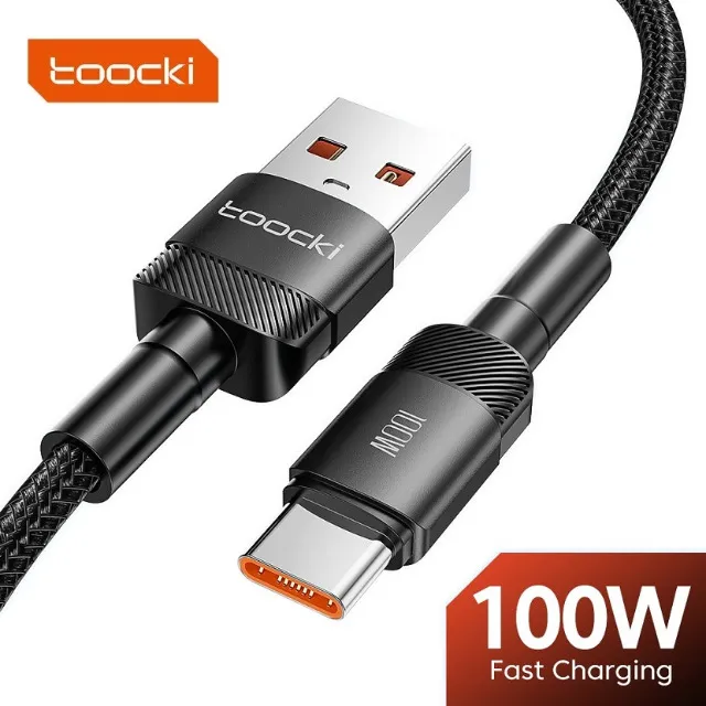 Cabo Carga rápida Tipo C 100W Toocki