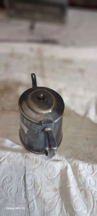 Chaleira em plata antiguidade  - Foto 3