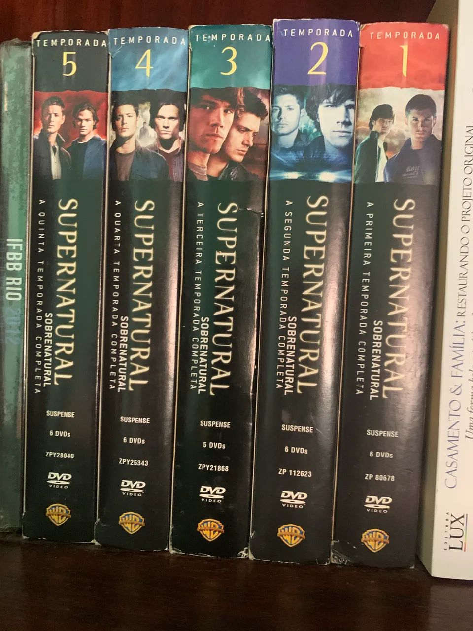 Dvd mas supernatural -sobrenatural 1-5 completo - Foto 3