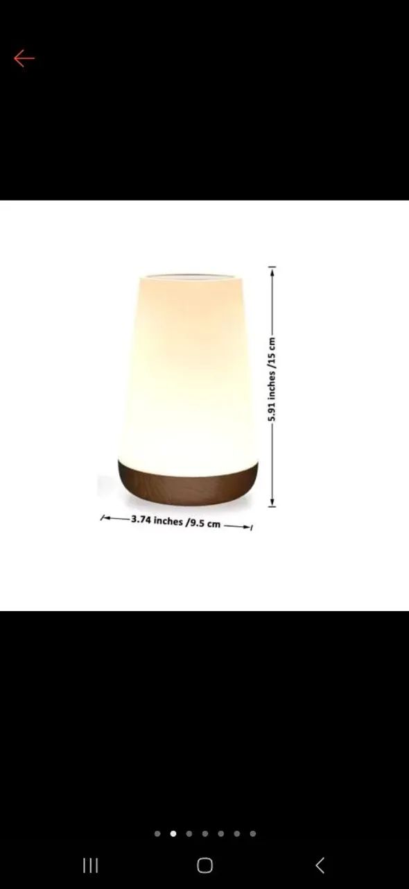 Luminaria led rgb com controle  - Foto 3