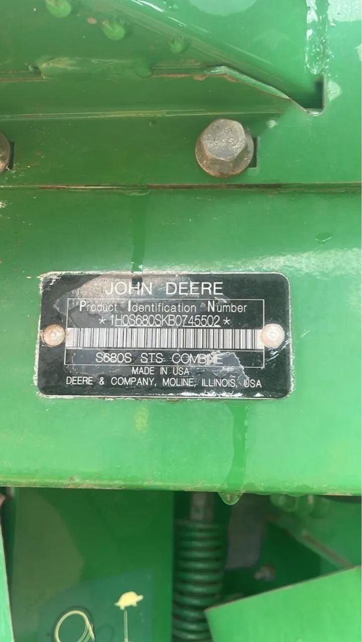 VENDO DUAS COLHEITADEIRAS JOHN DEERE S680 - Foto 5