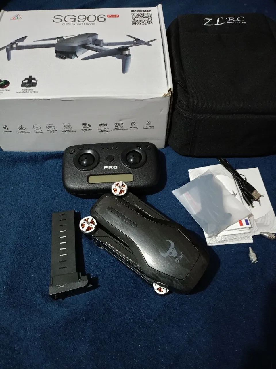 Drone SG 906 Pro 2 - GPS/Gimbal/01 Bateria /Bag/Caixa ! Leia Anúncio!!