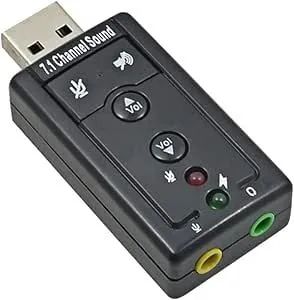 Adaptador USB 7.1 Canais de Áudio - Foto 3