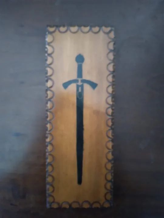 Espada de coroação Szczerbier Millenium 966-1966, reis poloneses do século XIII