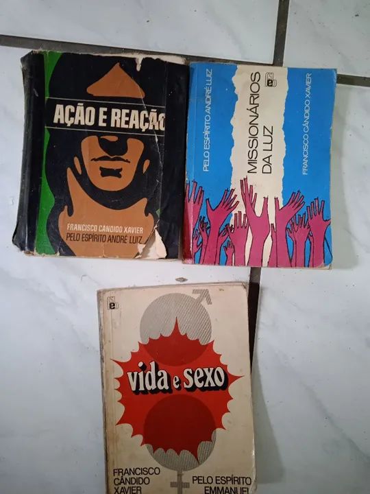 Lote livros espíritas - chico xavier