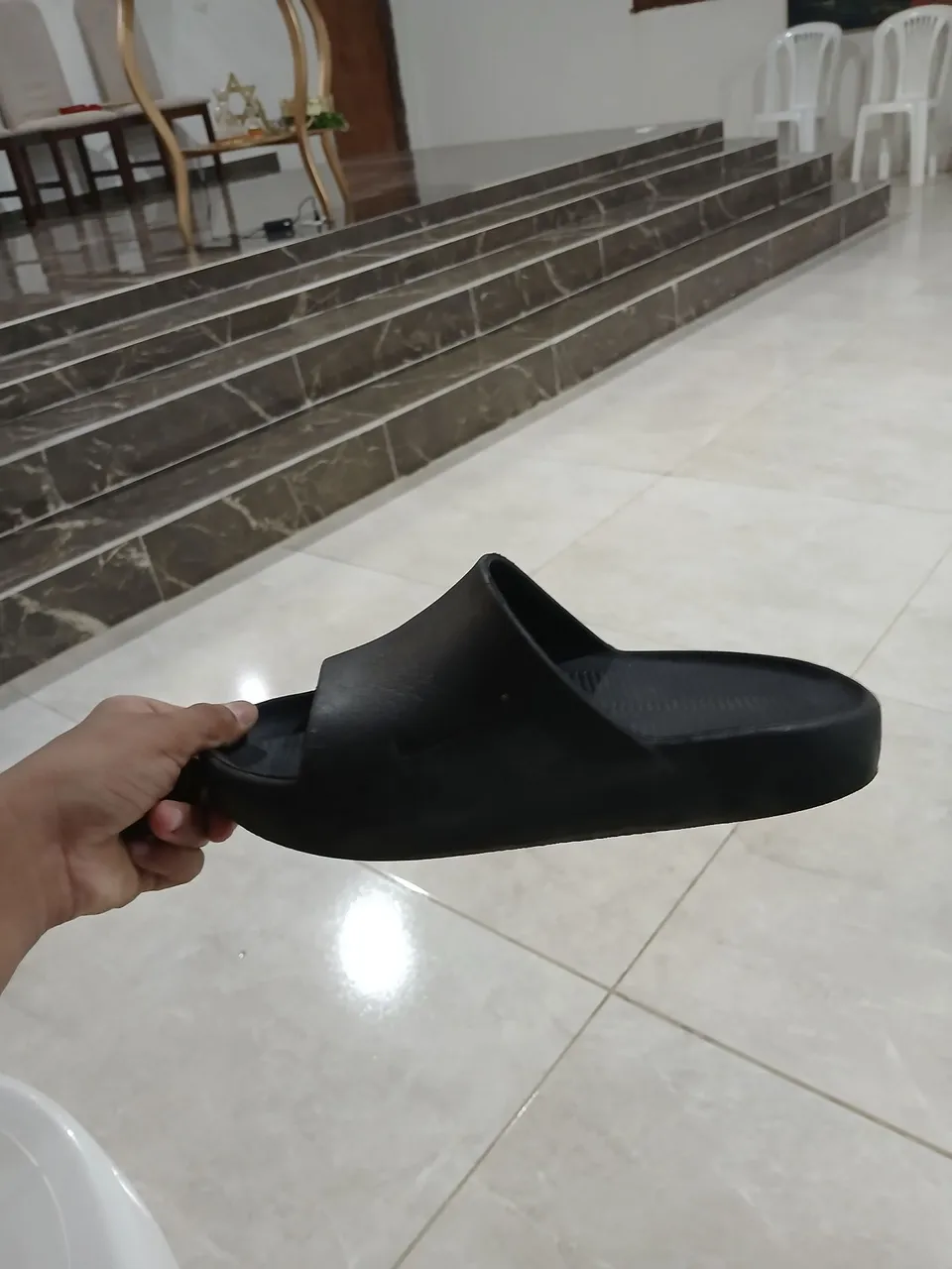 Sandália Slide Preta Nike 