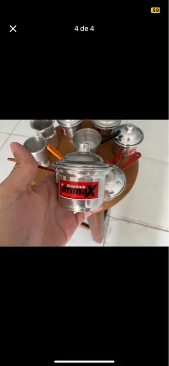 Miniatura de alumínio modelos colorido também. Levando acima de 5 unidades fica 5,00