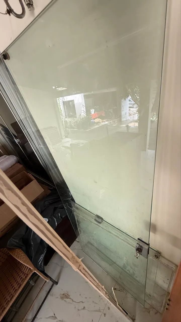 Porta de vidro incolor  - Foto 3