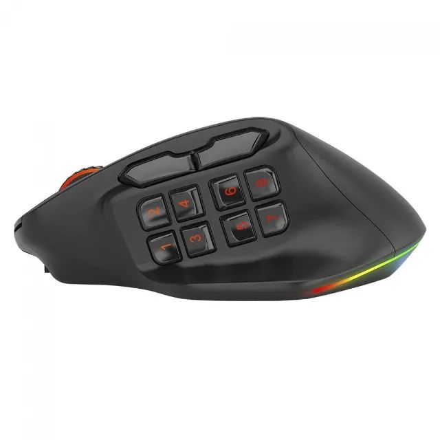 Mouse Gamer Redragon Aatrox Pro, RGB, Wireless, 26000 DPI, 15 Botões Programáveis - WZetta - Foto 6
