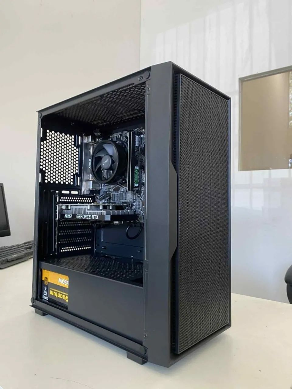 Computador Gamer Ryzen 5 5500 NVME 1TB 16GB RAM RTX 3060 12GB- Loja física - Foto 3