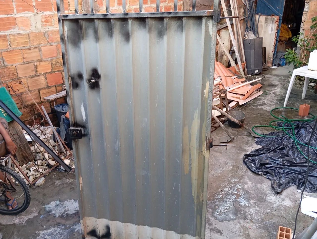 Portão de aço galvanizado para segurança residencial - Foto 3