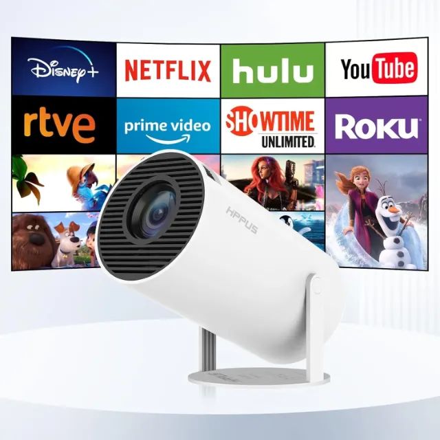 [Novo] Projetor Magcubic Hy300 Pro 260 Ansi 4k Portátil Android