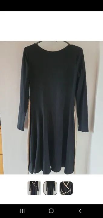 Vestido Preto e creme - Foto 2