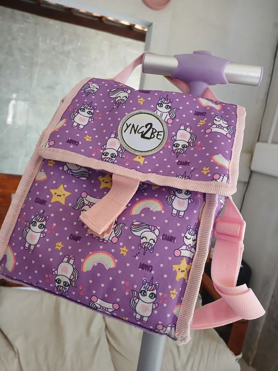 Kit Mochila de Rodinhas e lancheira - Foto 5