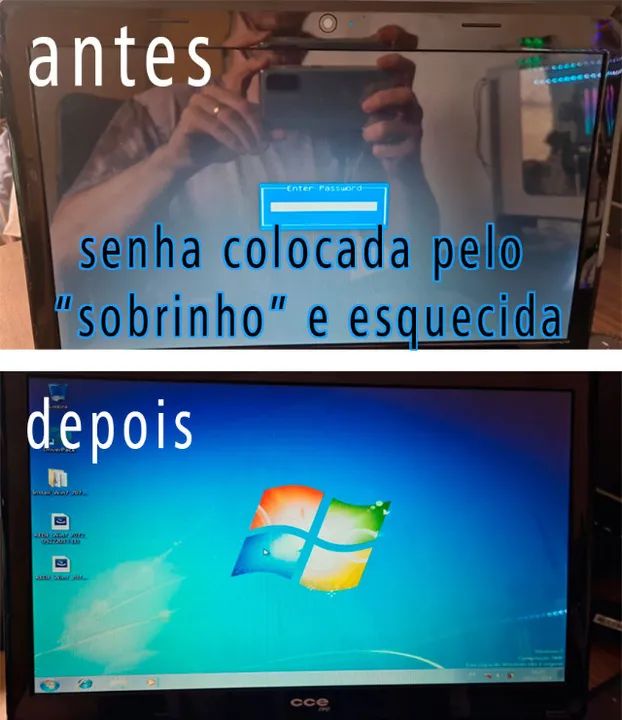 Remoção de senha