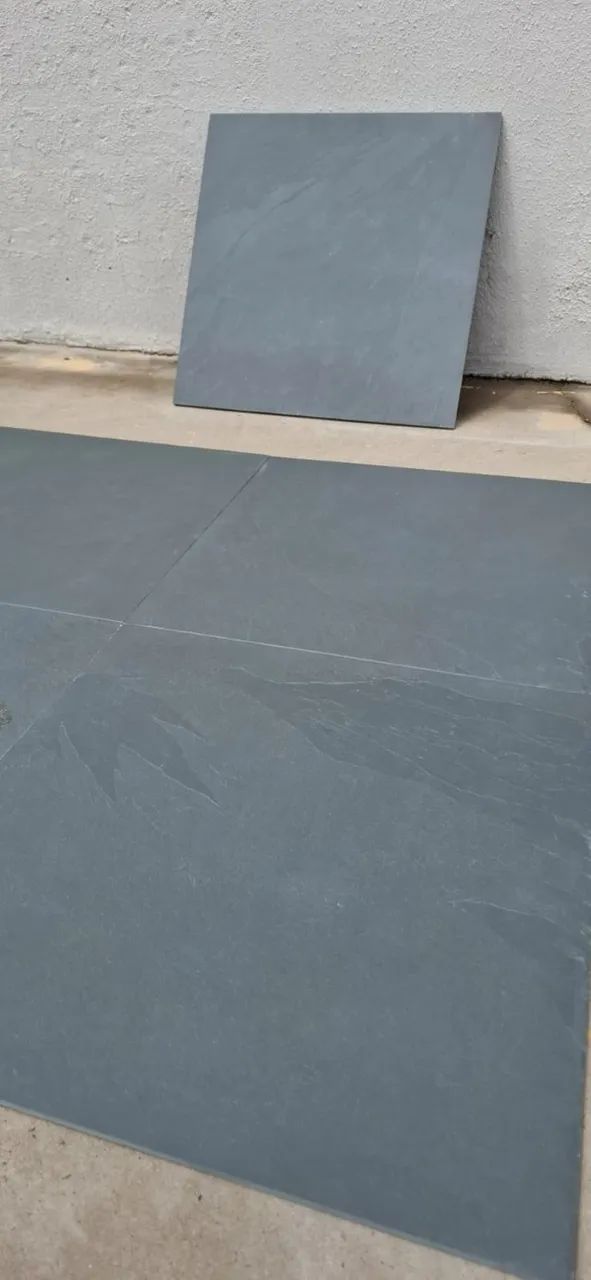 Pedra Natural Ardósia Cinza 49x49 - Piso De Pedra Natural - Foto 2