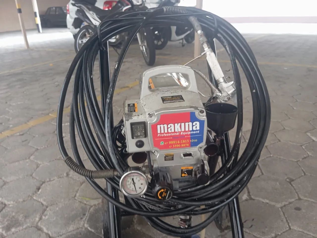 Pistola de Pintura Makina - Profissional